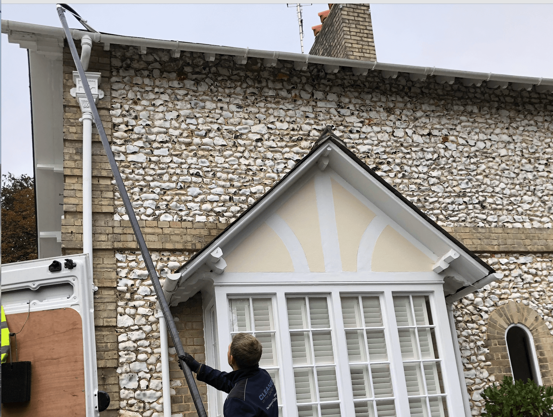 Professional gutter cleaning tools and equipment used by The Roof Moss Cleaners in Redhill